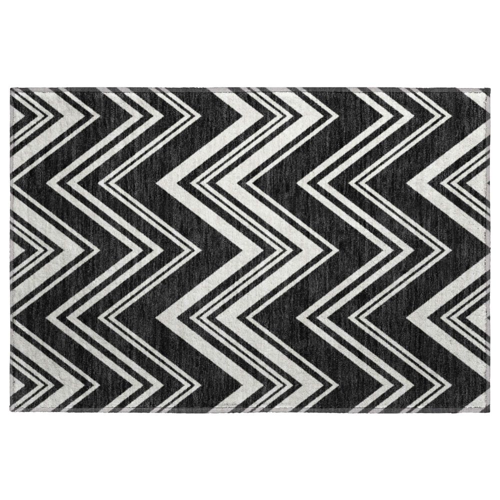 Dalyn Rug Company The Reserve TR17 Black 2"6" x 3"10" Indoor/Outdoor Area Rug, , large