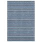 Dalyn Rug Company Soft Essentials Striped Denim 10" x 14" Indoor/Outdoor Area Rug, , large