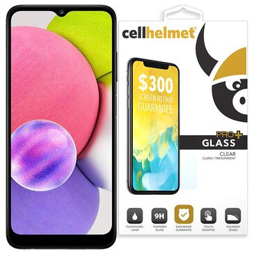 Cellhelmet Tempered Glass Pro Plus Screen Protector for Samsung Galaxy A03S in Clear, , large