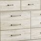 Ashley Bellaby 5-Piece Queen Panel Bedroom Set in Whitewash, , large
