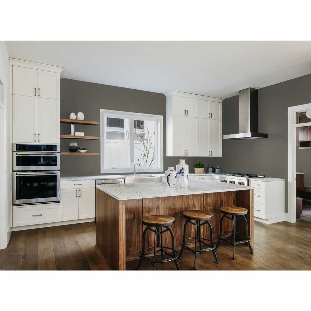 Emser Catch Taupe 2&quot; x 8&quot; Glossy Ceramic Tile, , large