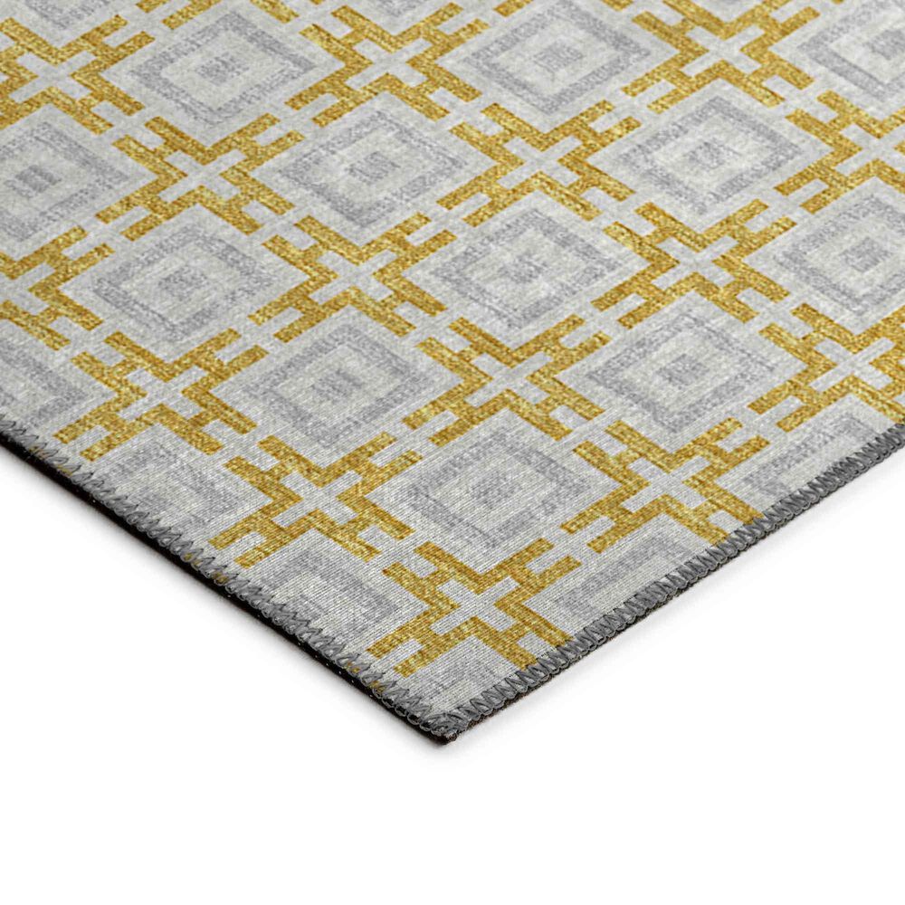 Dalyn Rug Company Marlo 1&#39;8&quot; x 2&#39;6&quot; Gold Indoor/Outdoor Area Rug, , large