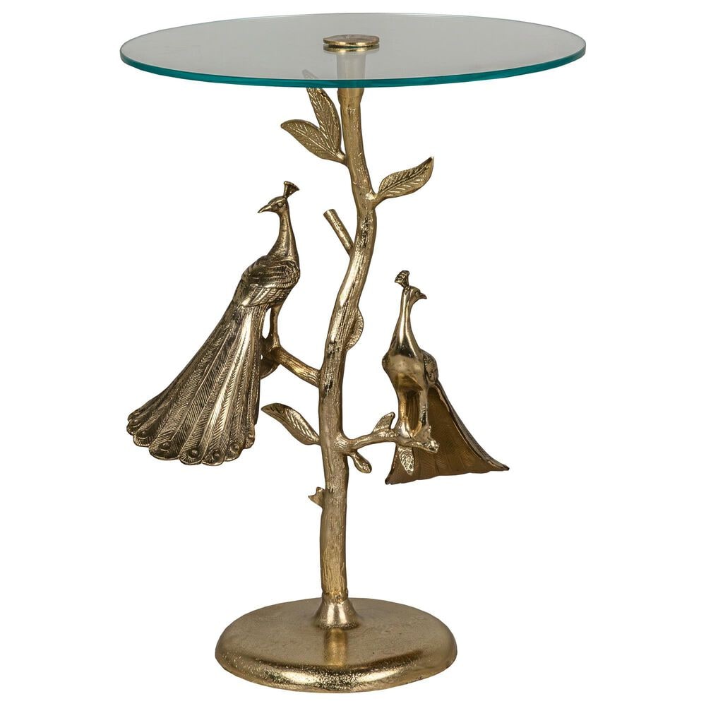 Jaipur Home Mayil Accent Table in Gold, , large