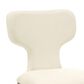 HOMLUX Koen Upholstered Side Chair with Beige Chenille Upholstery in Brown Oak (Set of 2), , large