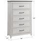 Martin Svensson Home Del Mar 5 Drawer Chest in White and Grey, , large