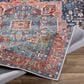 Surya Amelie 2"7" x 7"10" Navy, Peach, Green, Coral, Beige and Blush Runner, , large