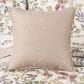 J. Queen New York Rosewood 16" Square Quilted Throw Pillow in Rose, , large