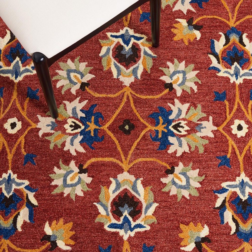 Safavieh Micro-Loop 8&#39; x 10&#39; Rust and Blue Area Rug, , large
