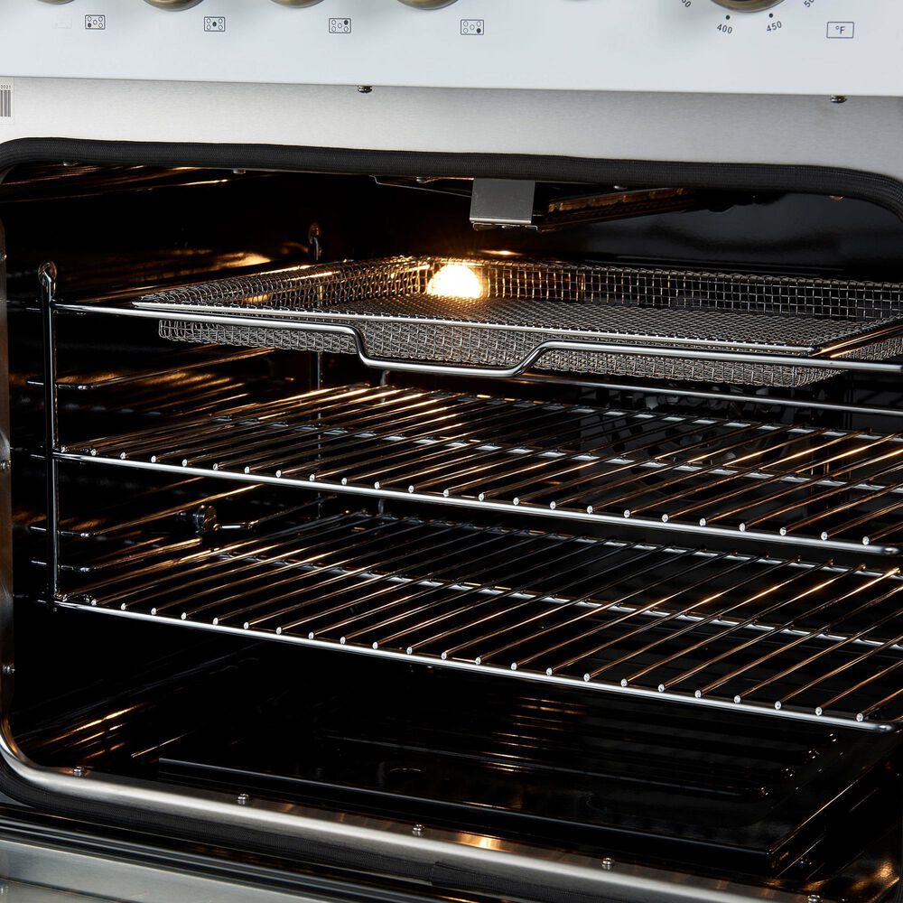 Forno Giovanni 30" Freestanding Gas Range in White, , large