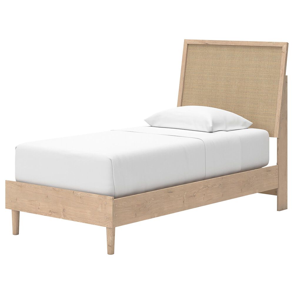 Ashley Cielden Twin Panel Bed in Two-tone, , large