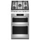 KitchenAid 2-Piece Kitchen Package with PrintShield Stainless Steel 30" Smart Combination Wall Oven and Stainless Steel 30" Gas Cooktop, , large