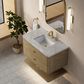 James Martin Allamari 36" Single Bathroom Vanity in Dune Mist with 3 cm Victorian Silver Silestone Top and Rectangular Sink, , large