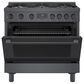 Bosch 36" Freestanding Gas Range in Black Stainless Steel, , large