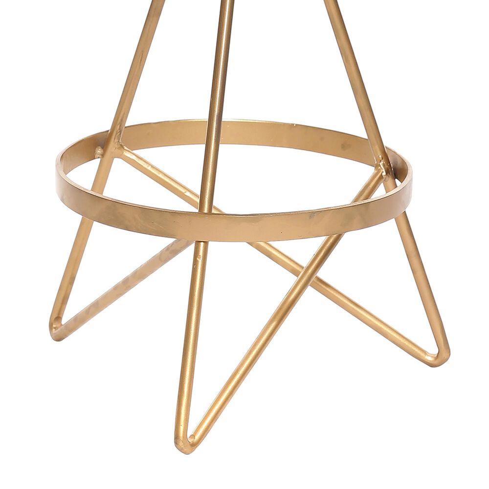 Carolina Chair and Table Micah Swivel Stool in Elm/Gold, , large