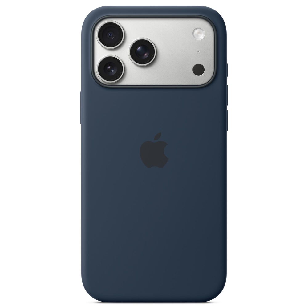 Apple Silicone Case with MagSafe for iPhone 17 Pro Max in Midnight, , large
