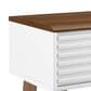 Modway Render End Table in Walnut White, , large