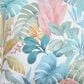 J. Queen New York Bahama 18" Square Throw Pillow in Aqua, , large