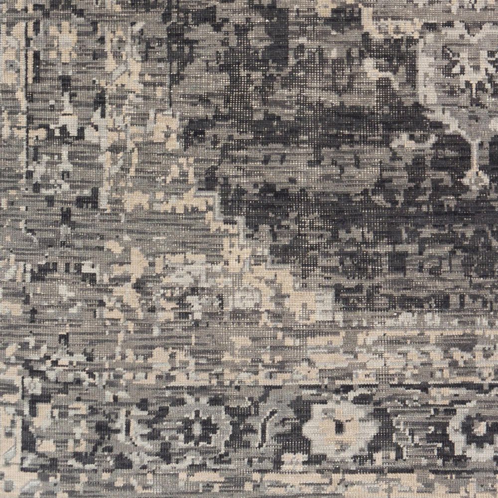 Surya Festival 2&#39; x 3&#39; Black, Charcoal, Medium Gray, Taupe and Cream Area Rug, , large