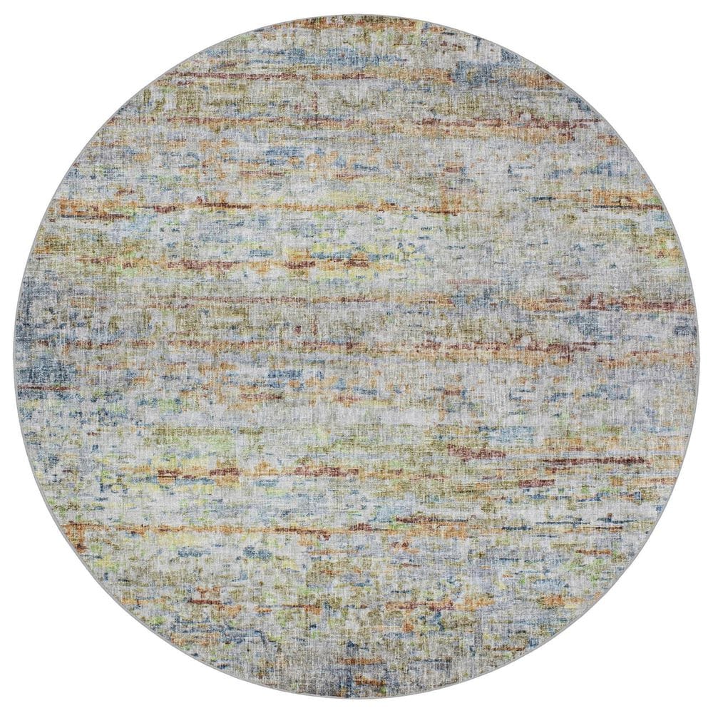 Dalyn Rug Company Boca BO13 Putty 8" Round Area Rug, , large