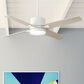 Hunter Axial 52" Ceiling Fan with LED in Fresh White, , large