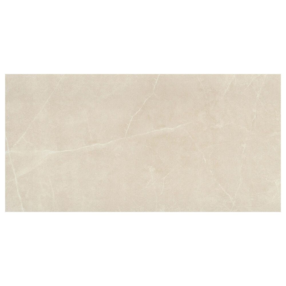 Emser Sterlina Ivory 12" x 24" Matte Porcelain Tile, , large