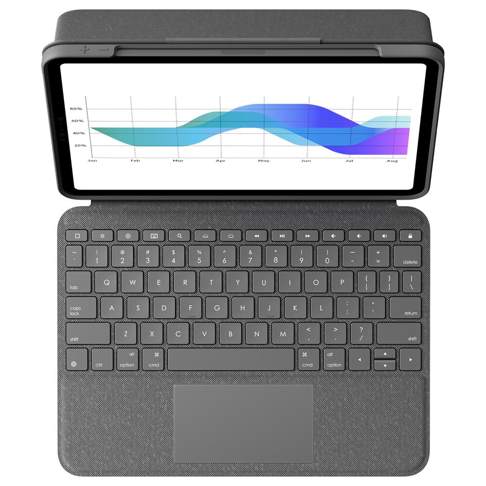 elleve Mockingbird Thanksgiving Logitech Folio Touch Backlit Keyboard Case with Trackpad for iPad Pro 11 in  Graphite | NFM