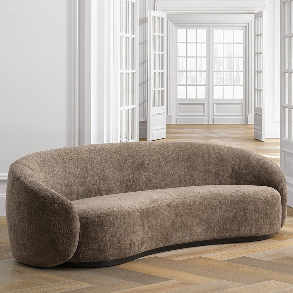 Eichholtz Amore Stationary Sofa in Avelin Brown, , large