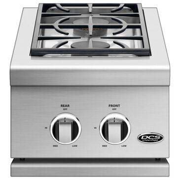 DCS 14" Liquid Propane Double Side Burner in Stainless Steel, , large