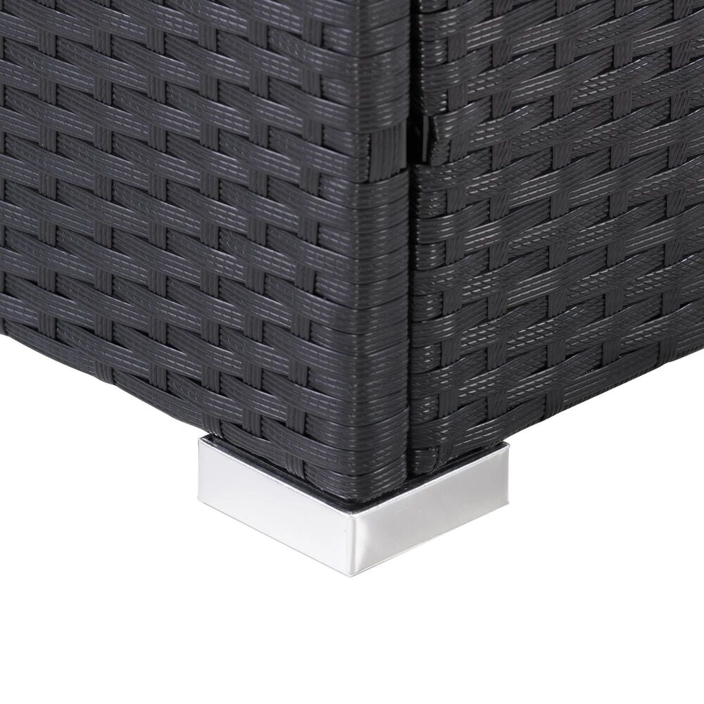 CorLiving Parksville Patio Cushion Box in Black, , large