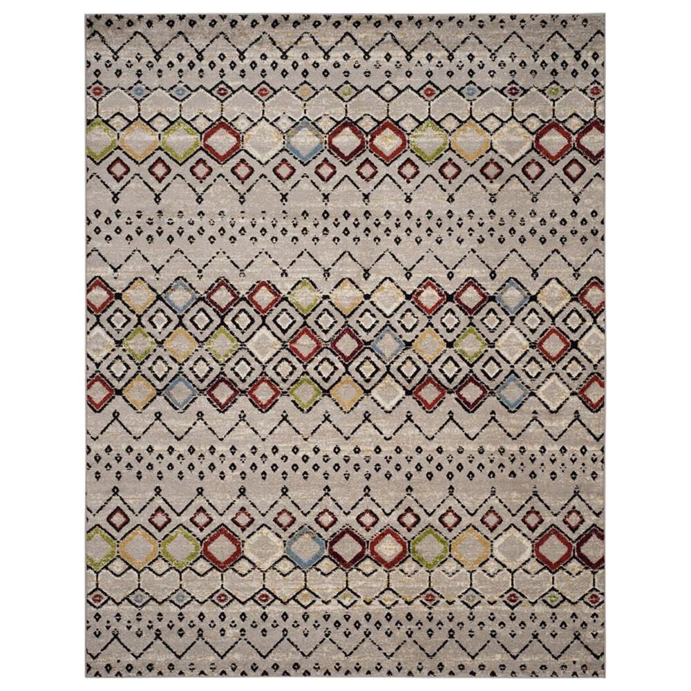 Safavieh Amsterdam AMS108G 10" x 14" Multicolor Area Rug, , large