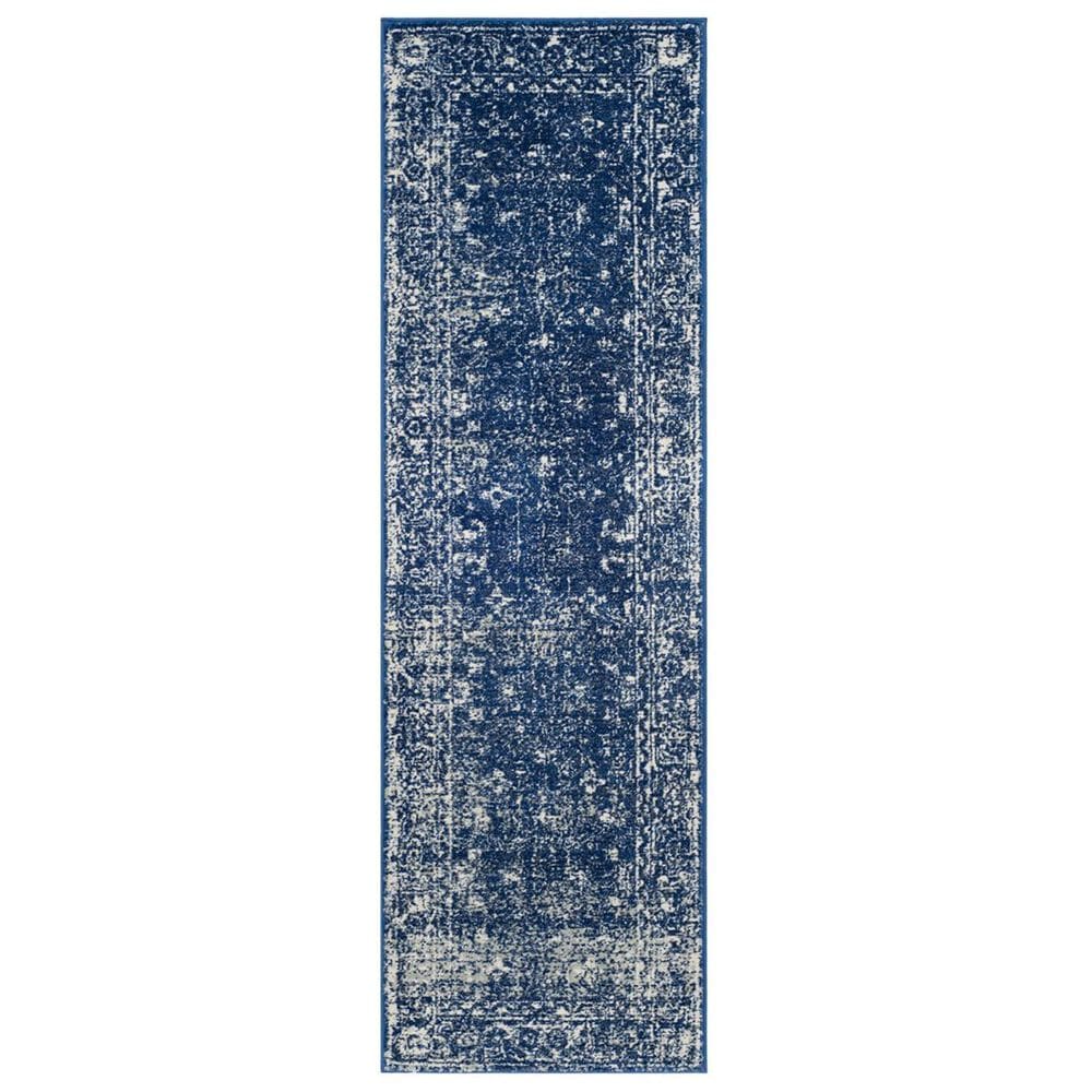 Safavieh Evoke EVK270A 2&#39;2&quot; x 13&#39; Navy and Ivory Runner, , large