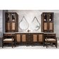 James Martin Addison 15" Grand Tower Hutch - Left in Mid Century Acacia, , large