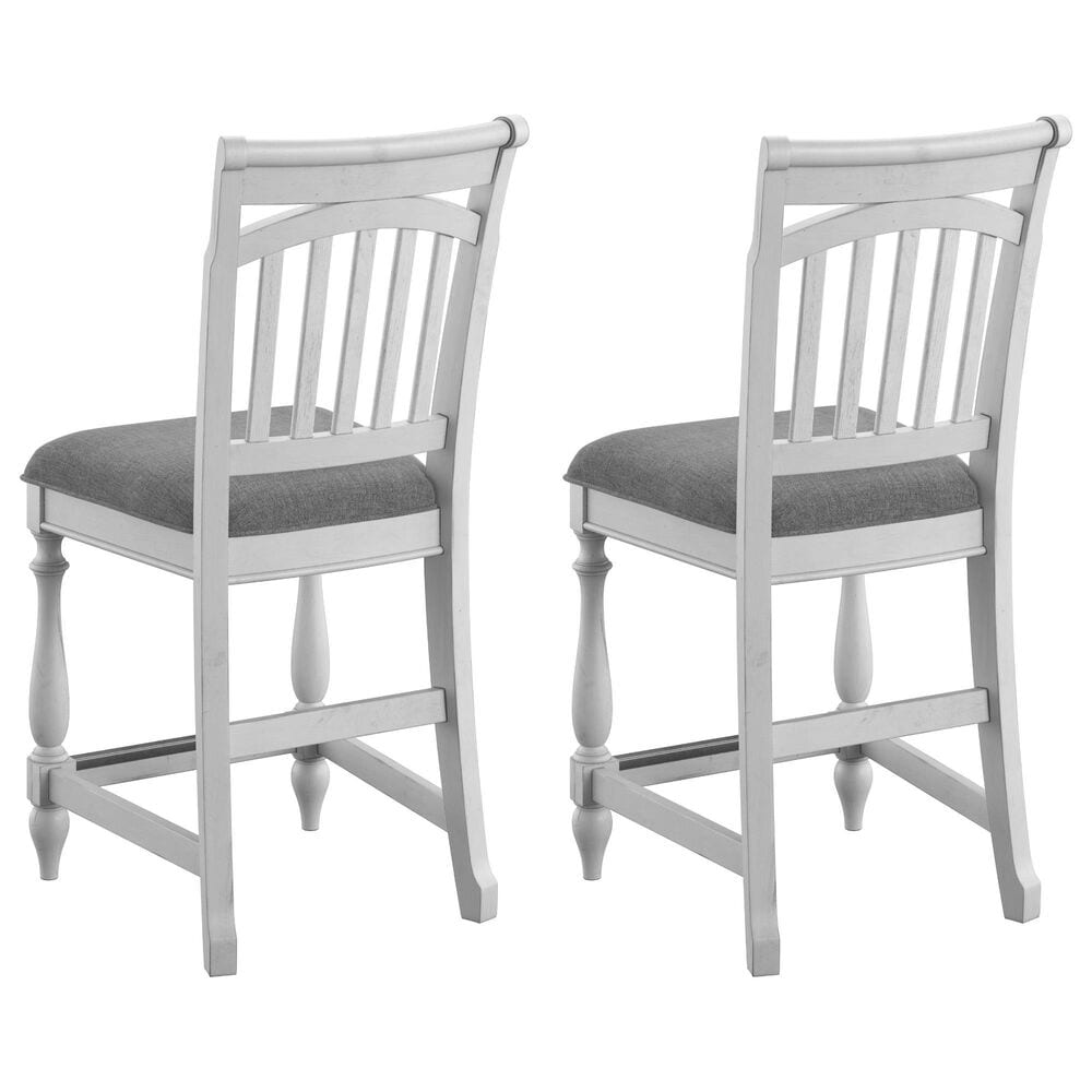 Emerald Home Furnishings New Haven Counter Stool in Oyster Shell &#40;Set of 2&#41;, , large