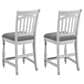 Emerald Home Furnishings New Haven Counter Stool in Oyster Shell (Set of 2), , large