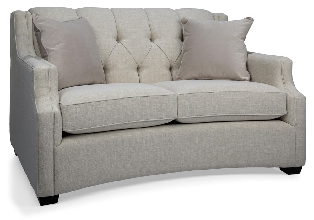 Decor-Rest Furniture Stationary Loveseat in Effie Ivory, , large