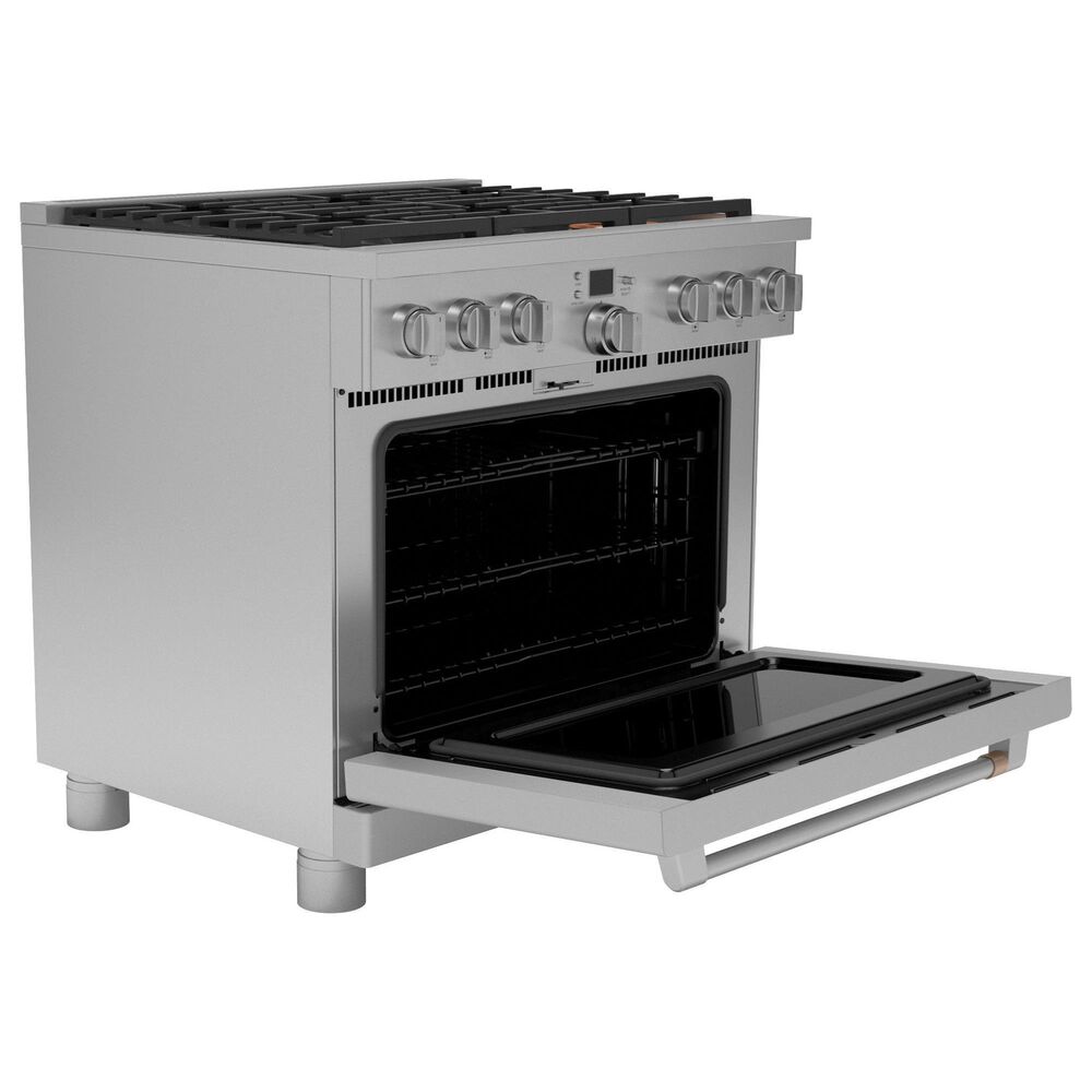 Cafe 5.75 Cu. Ft. Freestanding Dual Fuel Range in Stainless Steel and Brushed Stainless, , large
