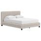 Ashley Zuraleus Queen Upholstered Platform Bed with Two Nightstands in Matte White, , large