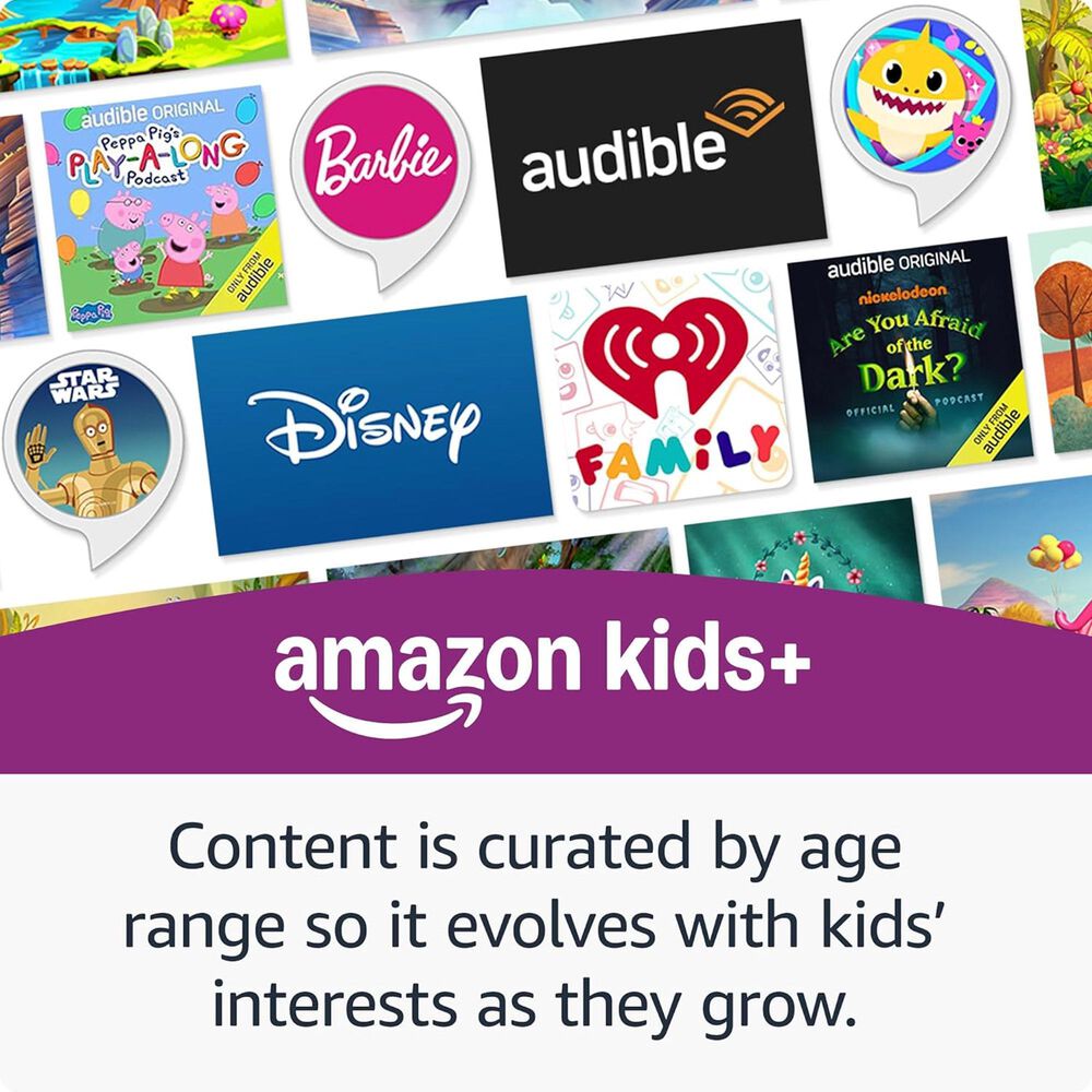 Amazon Echo Dot Kids 5th Gen Smart Speaker in Stardust, , large