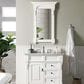 James Martin Vanities Brookfield 26" Single Vanity Mirror in Bright White, , large