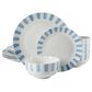 Gibson Homewares Home Pacific Waves 12-Piece Dinnerware Set in Blue, , large