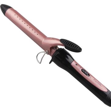 PureSilk Spa Therapy Hair Care Tapered Curling Wand in Pink and Black, , large