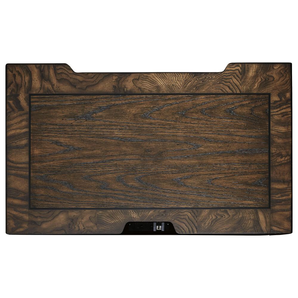 Millenium Maylee King Upholstered Bed and Two Nightstands in Dark Brown, , large