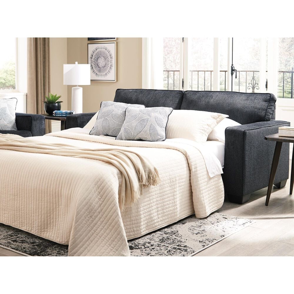 Ashley Altari 85&quot; Queen Sofa Sleeper in Slate, , large