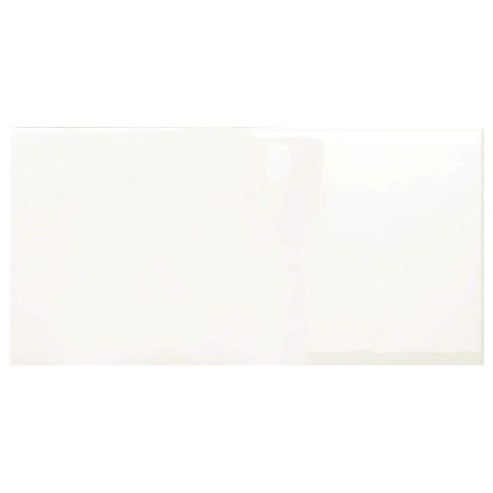 Emser Catch Ivory 4" x 10" Glossy Ceramic Tile, , large