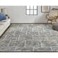 Feizy Elias 5" x 8" Blue and Ivory Area Rug, , large