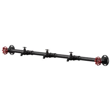 Furniture of America Manning Wall Hook Rack in Sand black, , large