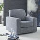 Ashley Olwenburg Swivel Accent Chair in Denim, , large