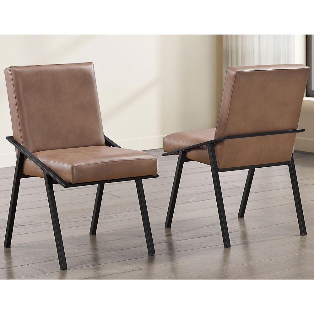 Steve Silver Tucson Dining Side Chair in Black, , large
