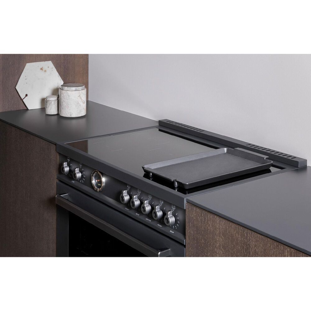 Bertazzoni Professional 5.7 Cu.Ft. Induction Range with Convection and Self-Cleaning in Carbonio, , large