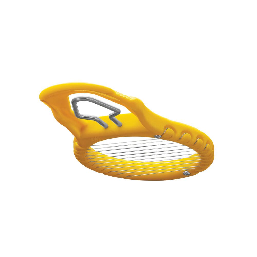 Dreamfarm Eggler Egg Cracker Peeler Slicer in Yellow and Stainless Steel, , large